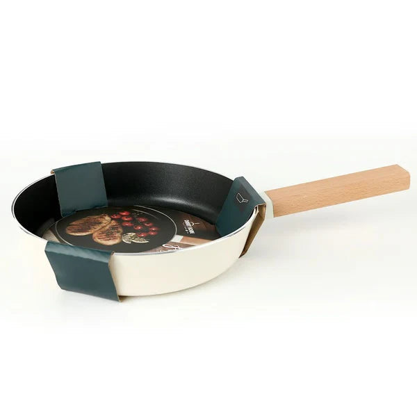 Danny Home™ Aluminum Frying Pan Beige 20 cm