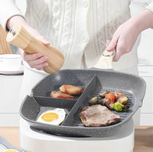 3 in 1 Frying Pan Crepe Maker Thickened Omelet Pan Non stick 30CM