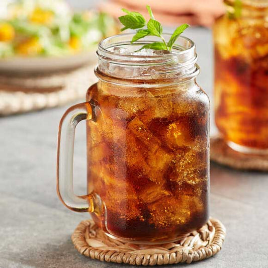Glass Plan Mason Jar with Lid and Straw