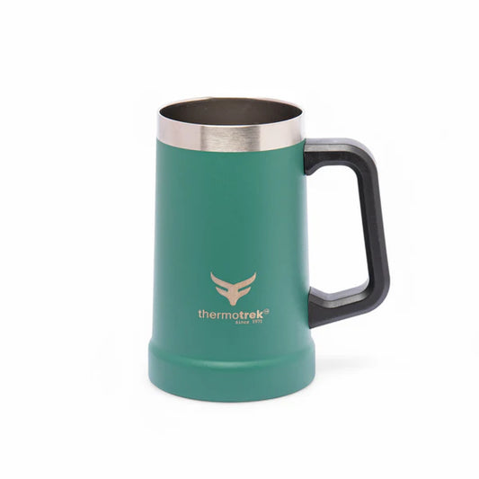 Stainless Steel Insulated Mug with Handle - 24 oz (710ml), Green