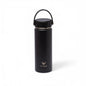 Stainless Steel Insulated Water Bottle with Screw-On Cap - 20 oz (590ml), Black