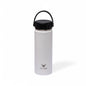 Stainless Steel Insulated Water Bottle with Screw-On Cap - 20 oz (590ml), White