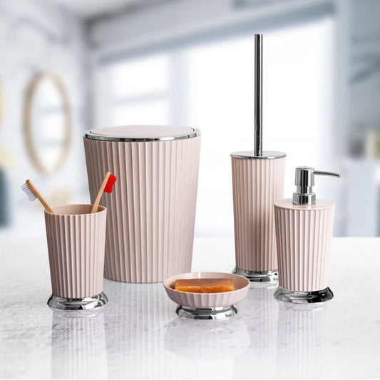 Primanova Nely Bathroom Set White Chrome