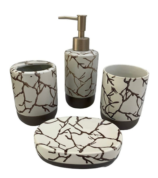 Ceramic Bathroom Set 4 Pieces
